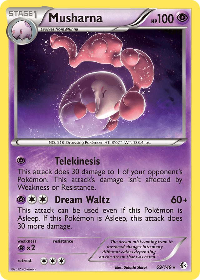 Carta Musharna 69/149 do set Boundaries Crossed — Pokémon TCG | Bynx