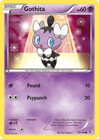 Carta Gothita 75/149 do set Boundaries Crossed — Pokémon TCG | Bynx