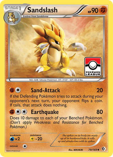 Carta Sandslash 79/149 do set Boundaries Crossed — Pokémon TCG | Bynx