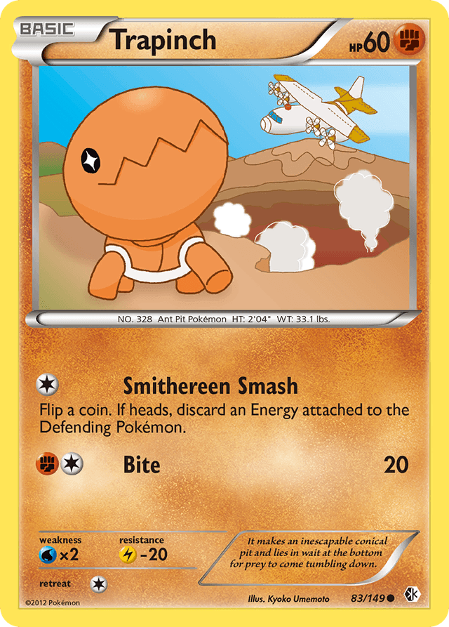 Carta Trapinch 83/149 do set Boundaries Crossed — Pokémon TCG | Bynx