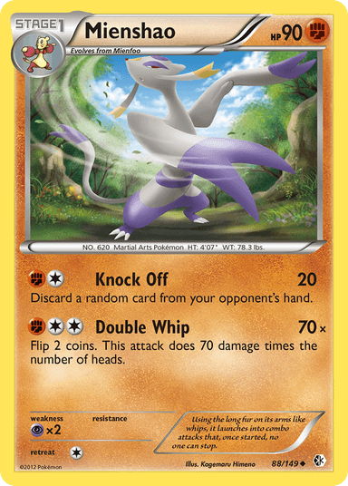 Carta Mienshao 88/149 do set Boundaries Crossed — Pokémon TCG | Bynx