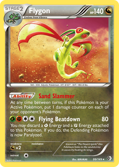 Carta Flygon 99/149 do set Boundaries Crossed — Pokémon TCG | Bynx