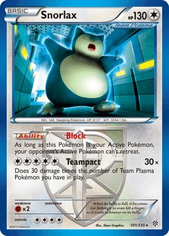 Snorlax 101 — Plasma Storm