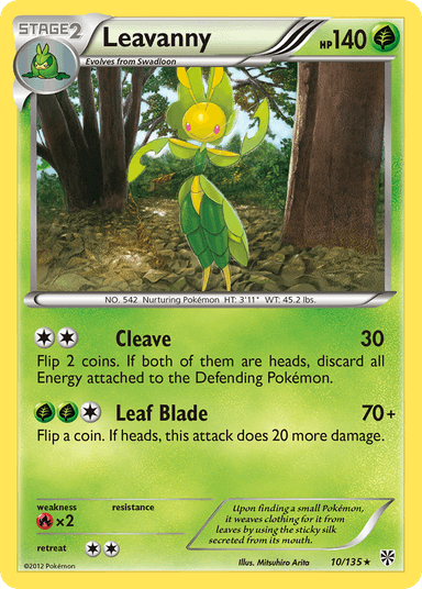 Carta Leavanny 10/135 do set Plasma Storm — Pokémon TCG | Bynx