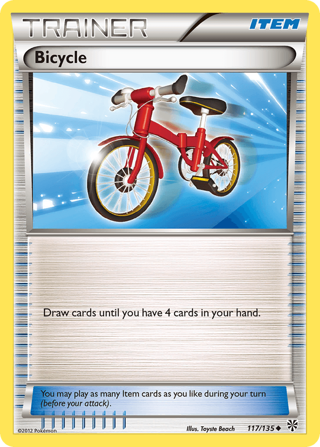 Carta Bicycle 117/135 do set Plasma Storm — Pokémon TCG | Bynx