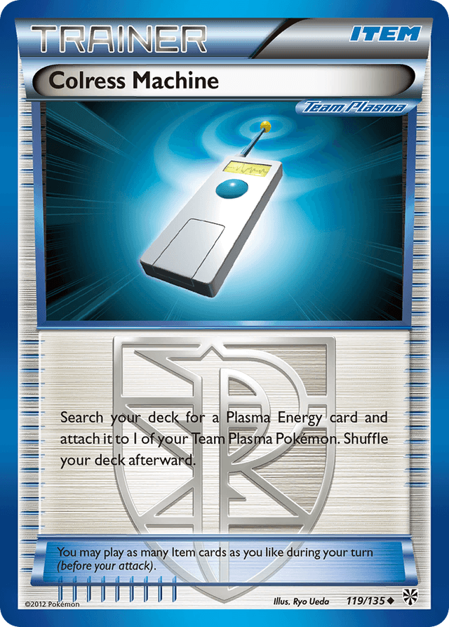 Carta Colress Machine 119/135 do set Plasma Storm — Pokémon TCG | Bynx