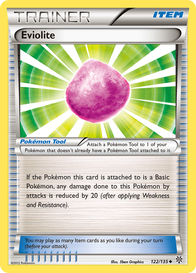 Carta Eviolite 122/135 do set Plasma Storm — Pokémon TCG | Bynx