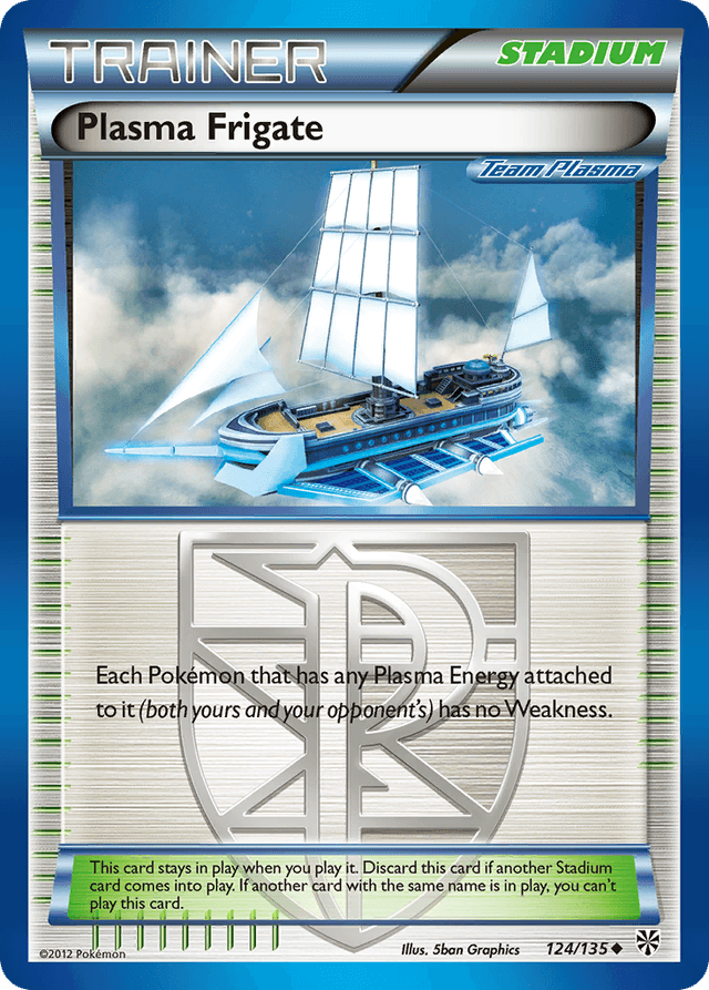 Carta Plasma Frigate 124/135 do set Plasma Storm — Pokémon TCG | Bynx