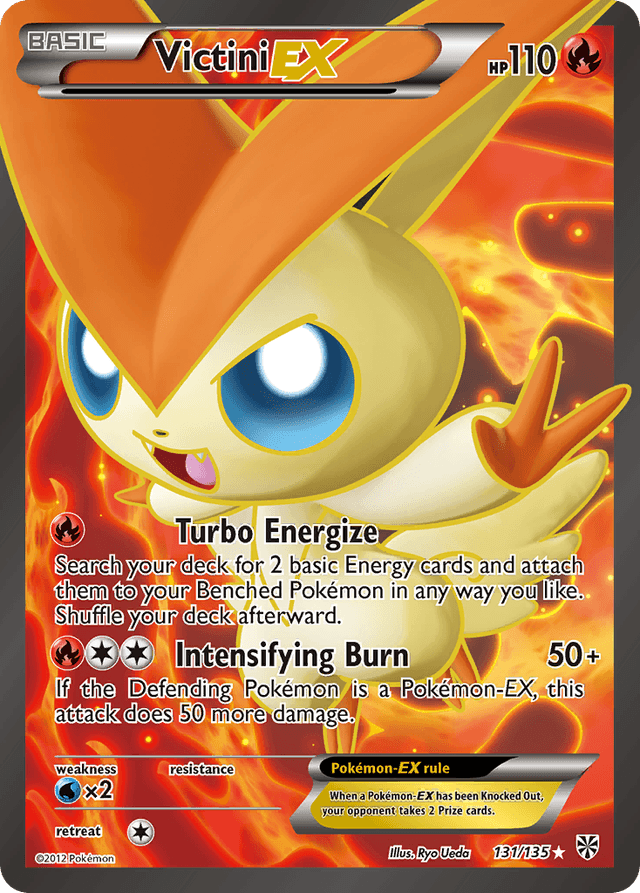 Carta Victini-EX 131/135 do set Plasma Storm — Pokémon TCG | Bynx