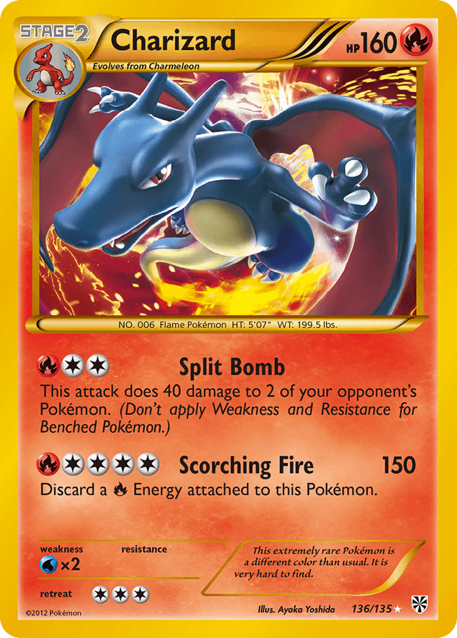 Carta Charizard 136/135 do set Plasma Storm — Pokémon TCG | Bynx