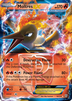Moltres-EX 14/135 — Tempestade de Plasma