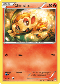Chimchar 15/135 — Tempestade de Plasma
