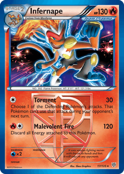 Infernape 17/135 — Tempestade de Plasma