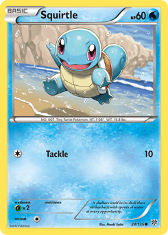 Squirtle 24/135 — Tempestade de Plasma