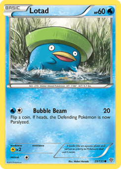 Lotad 29/135 — Tempestade de Plasma