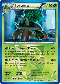 Torterra 3/135 — Tempestade de Plasma