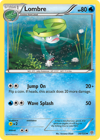Carta Lombre 30/135 do set Plasma Storm — Pokémon TCG | Bynx