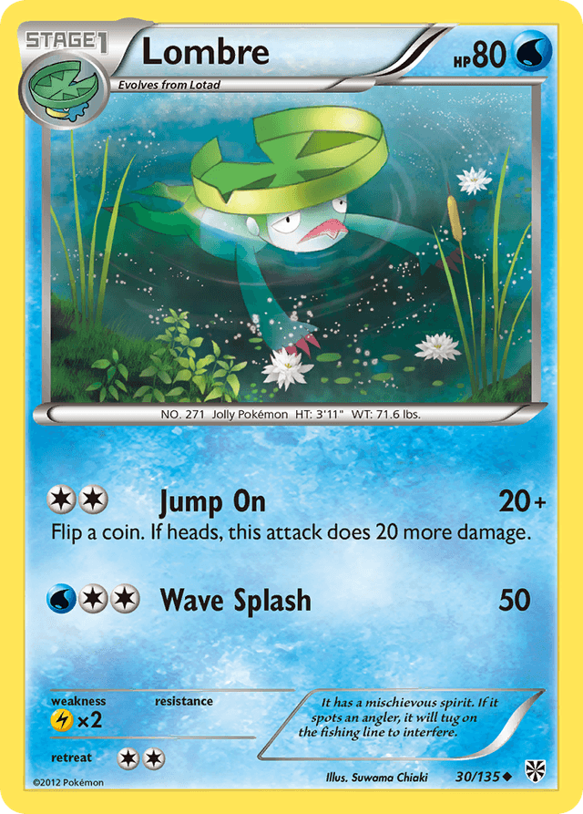 Carta Lombre 30/135 do set Plasma Storm — Pokémon TCG | Bynx