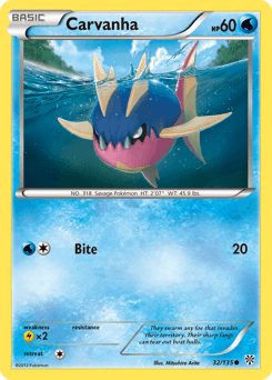 Carvanha 32/135 — Tempestade de Plasma