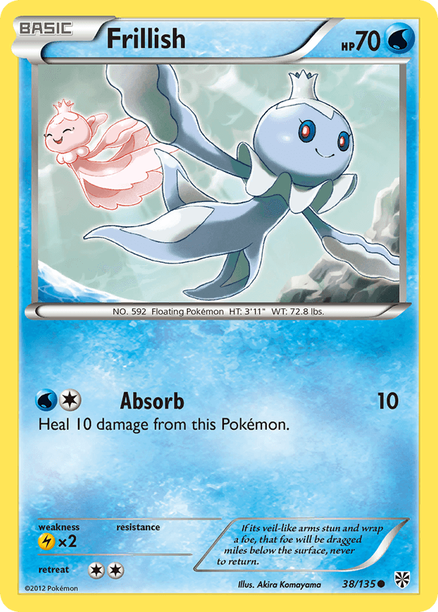 Carta Frillish 38/135 do set Plasma Storm — Pokémon TCG | Bynx