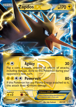 Zapdos-EX 48/135 — Tempestade de Plasma