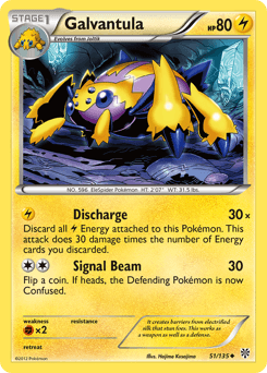 Galvantula 51/135 — Tempestade de Plasma