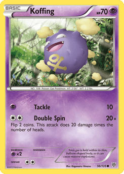 Koffing 56/135 — Tempestade de Plasma