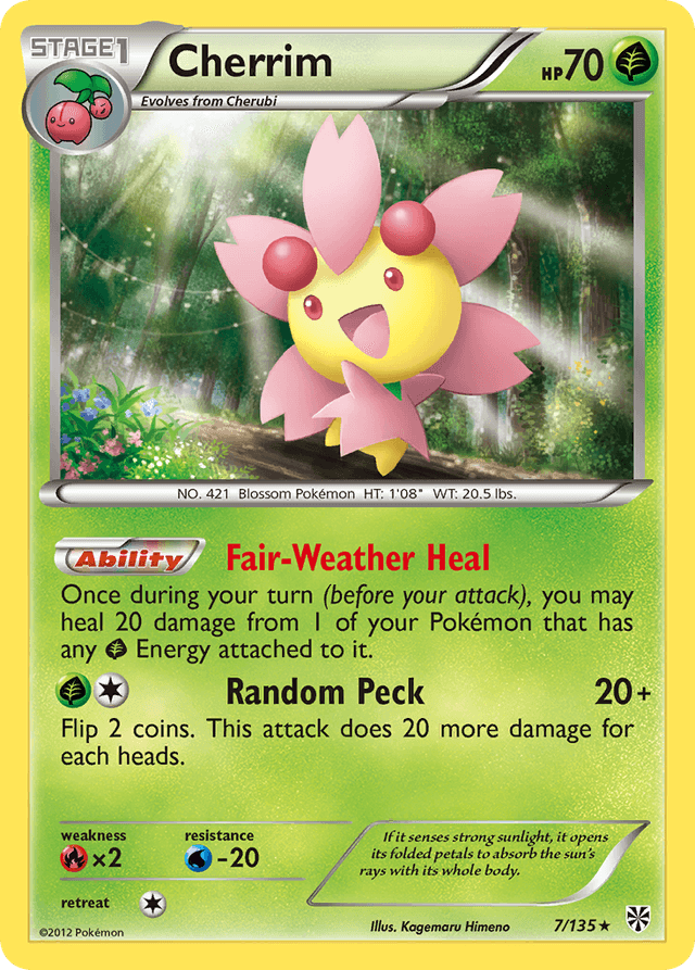 Carta Cherrim 7/135 do set Plasma Storm — Pokémon TCG | Bynx