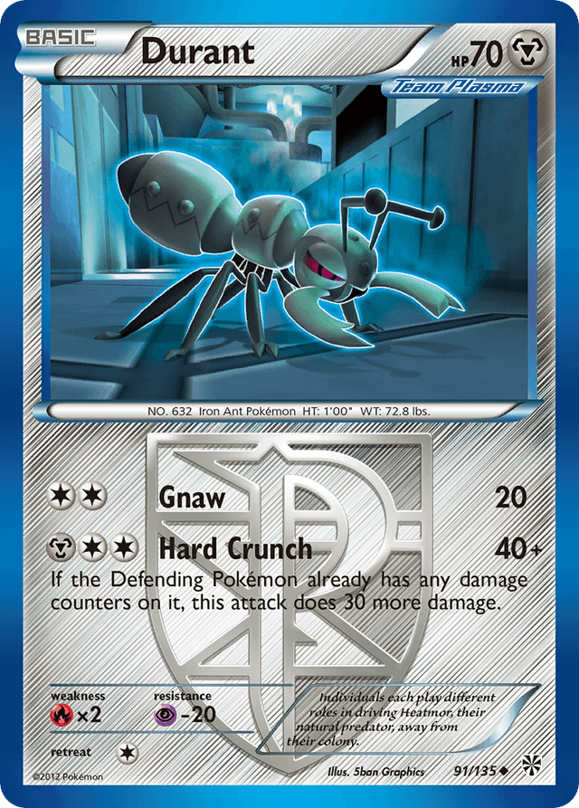 Carta Durant 91/135 do set Plasma Storm — Pokémon TCG | Bynx