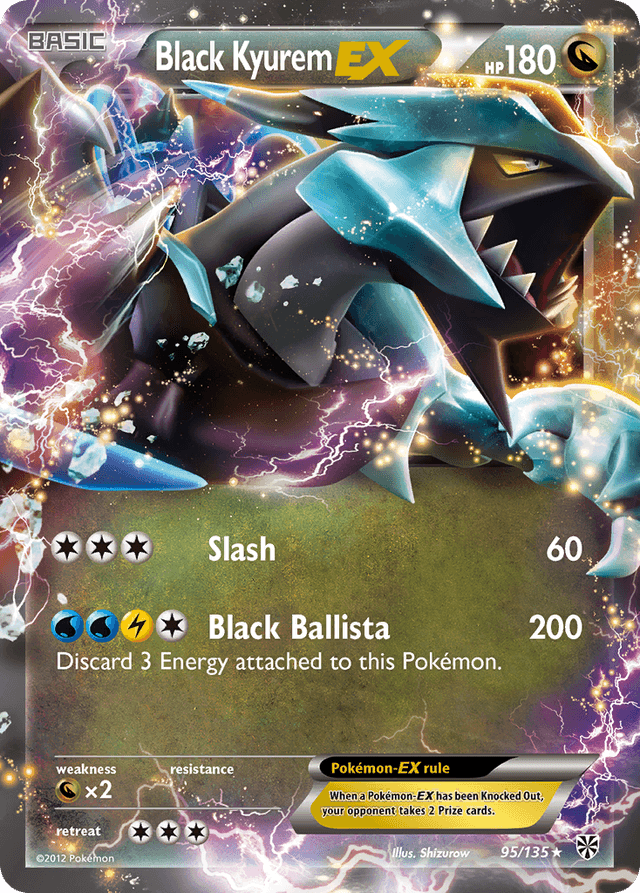 Carta Black Kyurem-EX 95/135 do set Plasma Storm — Pokémon TCG | Bynx