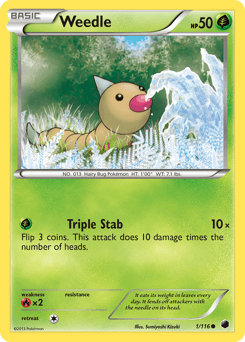Weedle 1/116 — Congelamento de Plasma