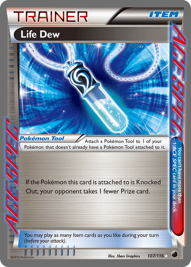 Carta Life Dew 107/116 do set Plasma Freeze — Pokémon TCG | Bynx