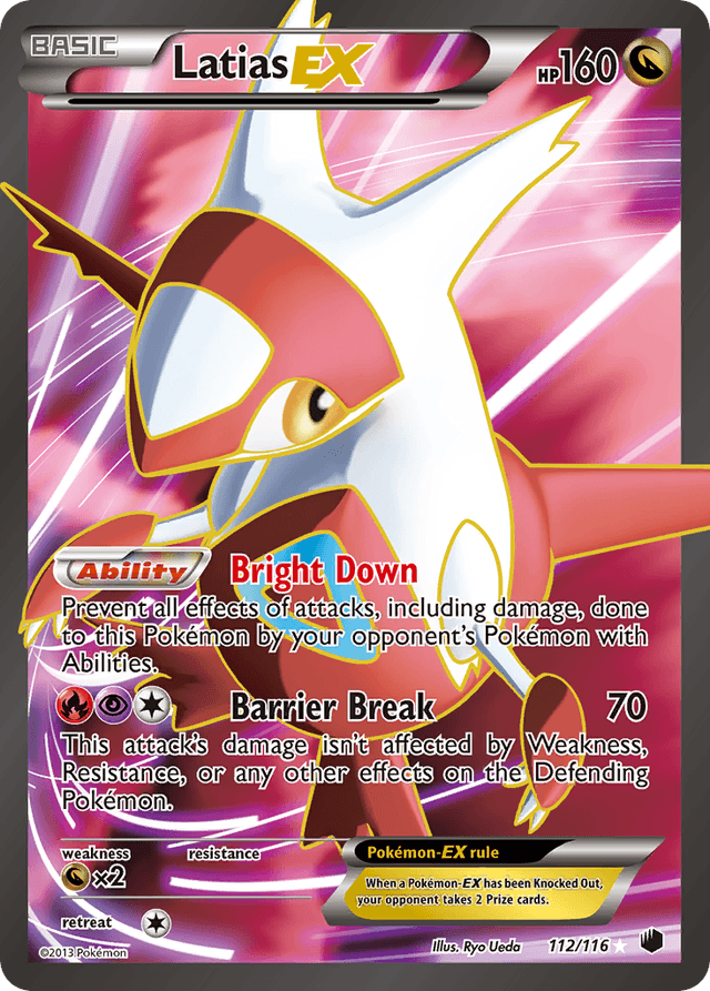Carta Latias-EX 112/116 do set Plasma Freeze — Pokémon TCG | Bynx