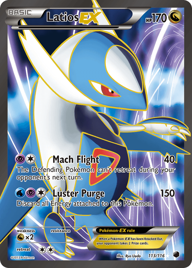 Carta Latios-EX 113/116 do set Plasma Freeze — Pokémon TCG | Bynx
