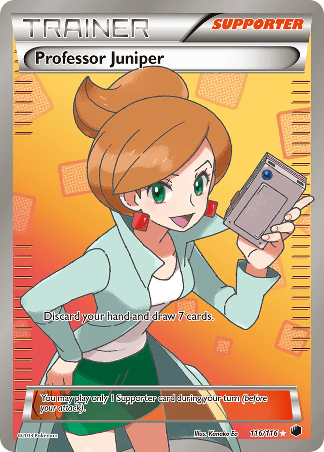 Carta Professor Juniper 116/116 do set Plasma Freeze — Pokémon TCG | Bynx
