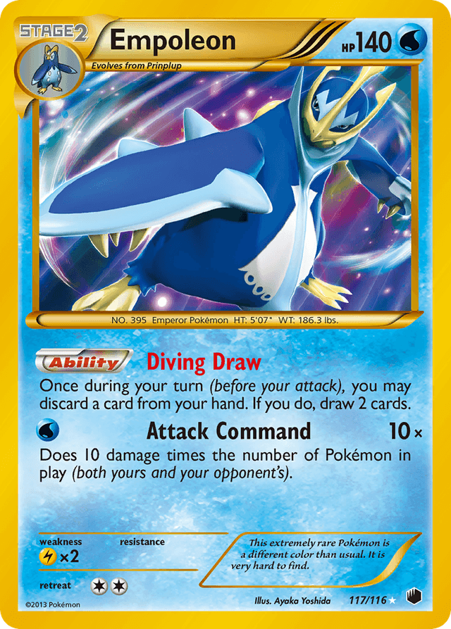 Carta Empoleon 117/116 do set Plasma Freeze — Pokémon TCG | Bynx