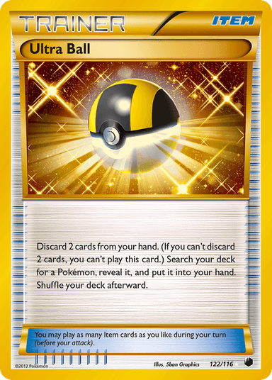 Carta Ultra Ball 122/116 do set Plasma Freeze — Pokémon TCG | Bynx