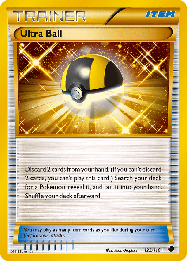 Carta Ultra Ball 122/116 do set Plasma Freeze — Pokémon TCG | Bynx