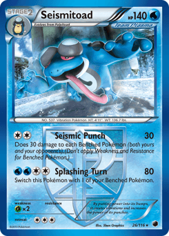 Seismitoad 26/116 — Congelamento de Plasma