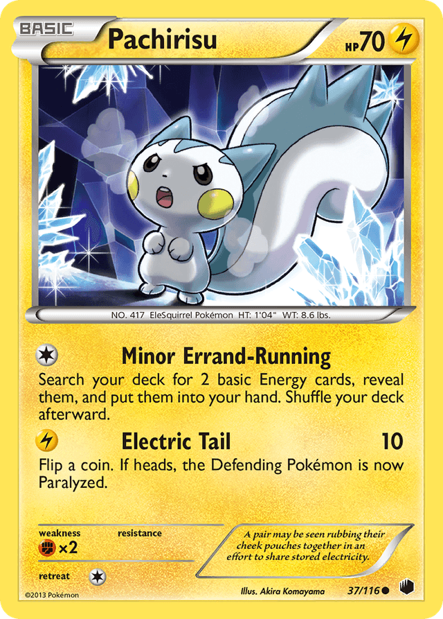 Carta Pachirisu 37/116 do set Plasma Freeze — Pokémon TCG | Bynx