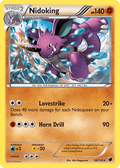 Nidoking 58/116 — Congelamento de Plasma