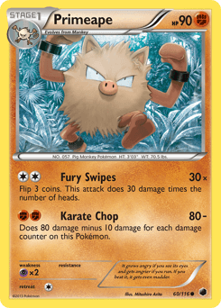 Primeape 60/116 — Congelamento de Plasma