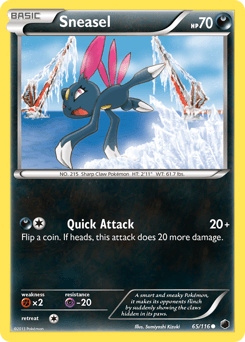 Sneasel 65/116 — Congelamento de Plasma