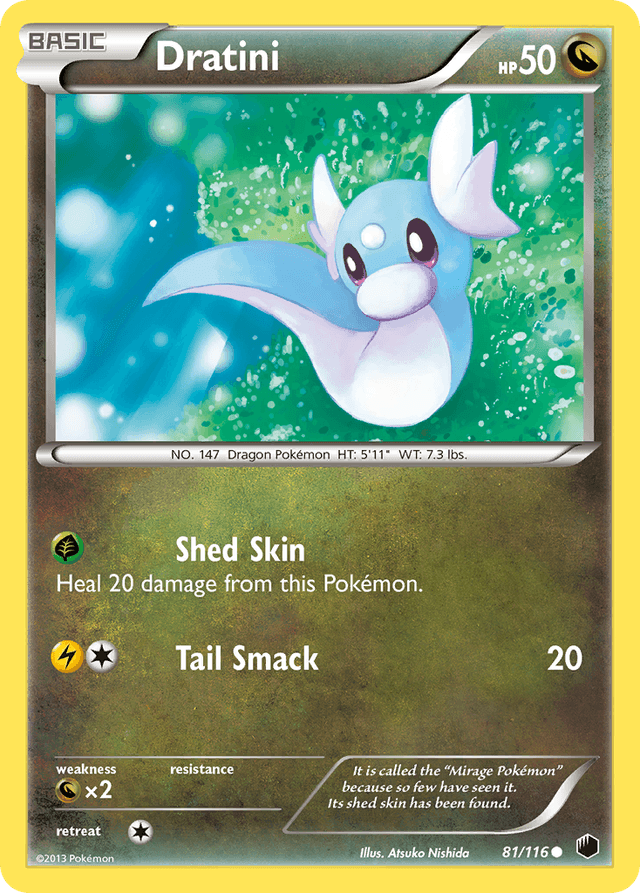 Carta Dratini 81/116 do set Plasma Freeze — Pokémon TCG | Bynx