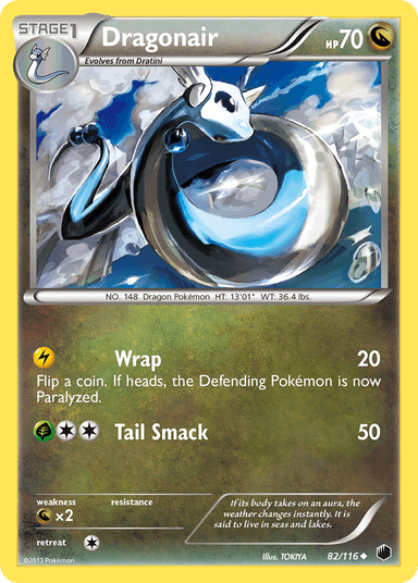 Carta Dragonair 82/116 do set Plasma Freeze — Pokémon TCG | Bynx