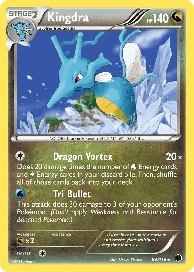 Carta Kingdra 84/116 do set Plasma Freeze — Pokémon TCG | Bynx