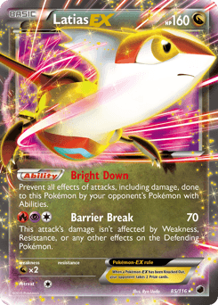 Latias-EX 85 — Plasma Freeze