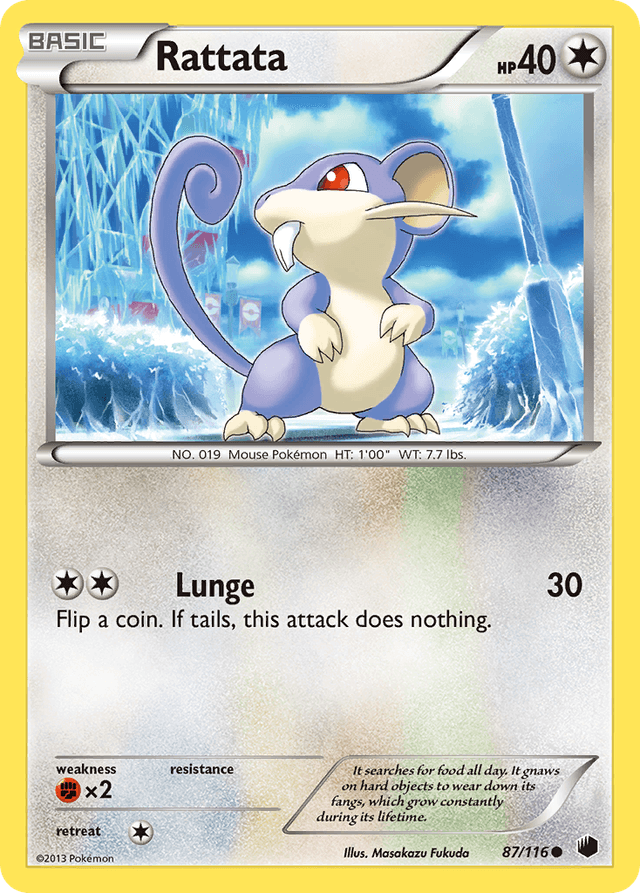 Carta Rattata 87/116 do set Plasma Freeze — Pokémon TCG | Bynx