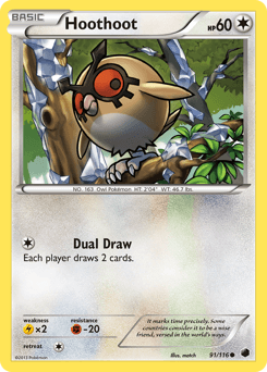 Hoothoot 91/116 — Congelamento de Plasma