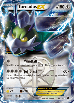 Tornadus-EX 98/116 — Congelamento de Plasma